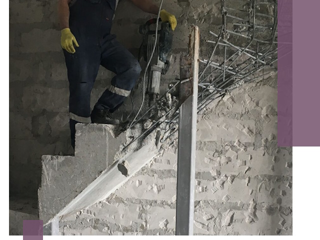 Демонтаж металлических и бетонных лестниц в Великом Новгороде