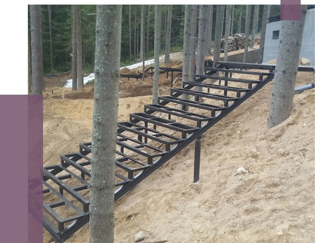 Монтаж металлических лестниц в Великом Новгороде от 13555 руб. 