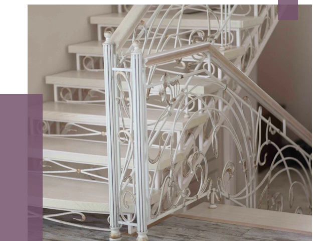 Изготовление кованых лестниц на заказ в Великом Новгороде от 86955 руб. | ПРОЛЁТ-Влк