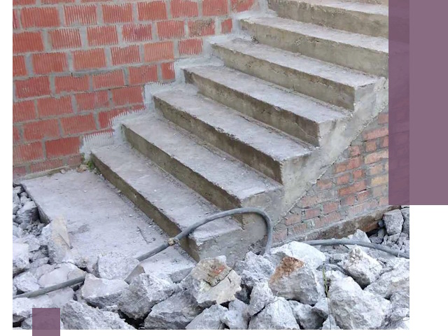 Демонтаж бетонных лестниц в Великом Новгороде: быстро и безопасно