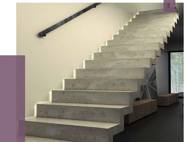 Облицовка бетонных лестниц в Великом Новгороде от 4604 руб/м2 