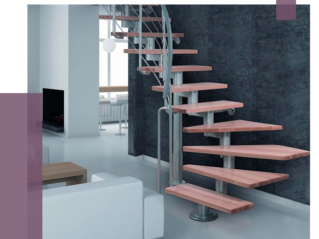 Модульные лестницы в Великом Новгороде от 16880 руб. — купить в ПРОЛЁТ-Влк