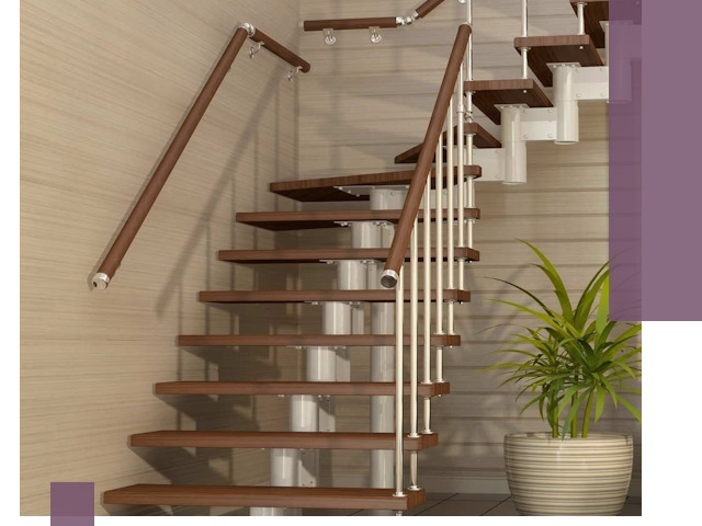 Изготовление модульных лестниц под ключ в Великом Новгороде