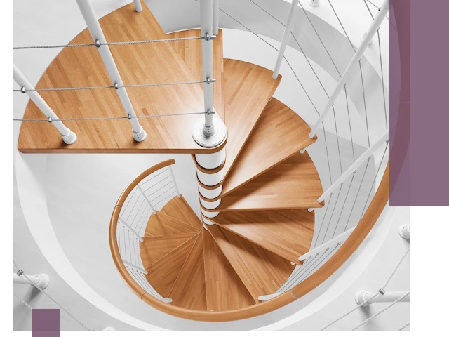 Изготовление винтовых лестниц под ключ в Великом Новгороде