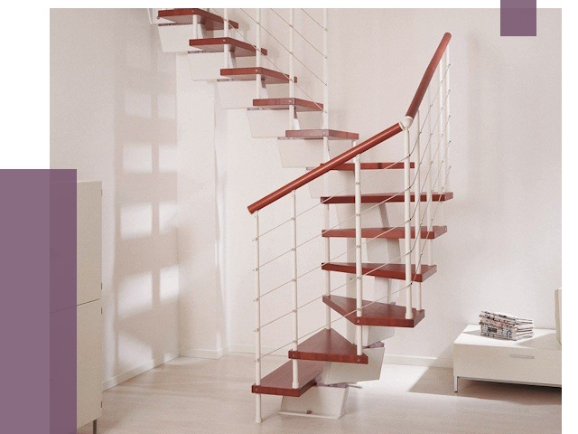 Изготовление лестниц на больцах в Великом Новгороде от 9719 руб. | ПРОЛЁТ-Влк