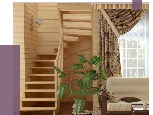 Лестницы для дачи в Великом Новгороде от 75958 руб.  | ПРОЛЁТ-Влк