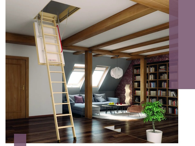 Чердачные лестницы под ключ в Великом Новгороде: изготовление и монтаж