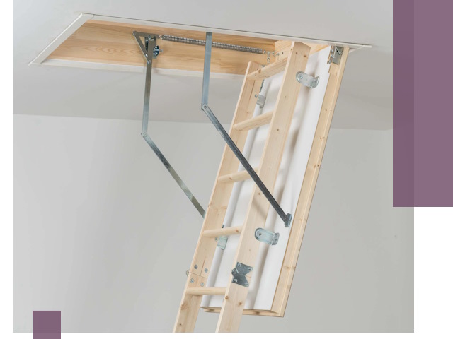 Установка чердачной лестницы под ключ в Великом Новгороде