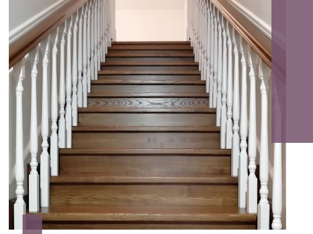 Лестницы из ясеня на заказ в Великом Новгороде — изготовление и монтаж