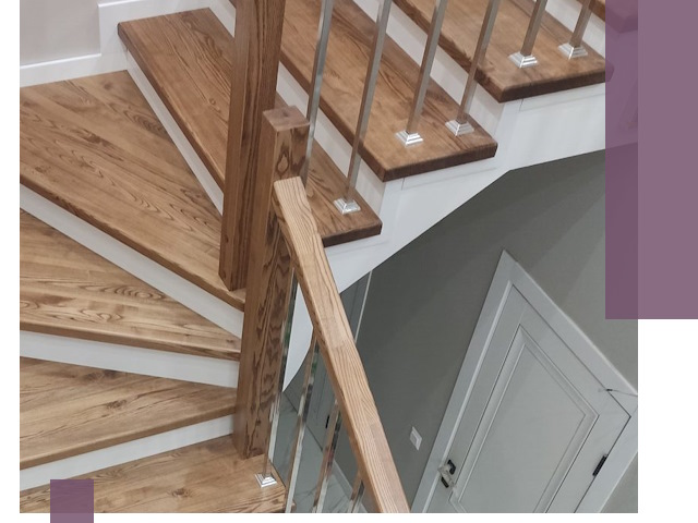 Обшивка металлических лестниц под ключ в Великом Новгороде