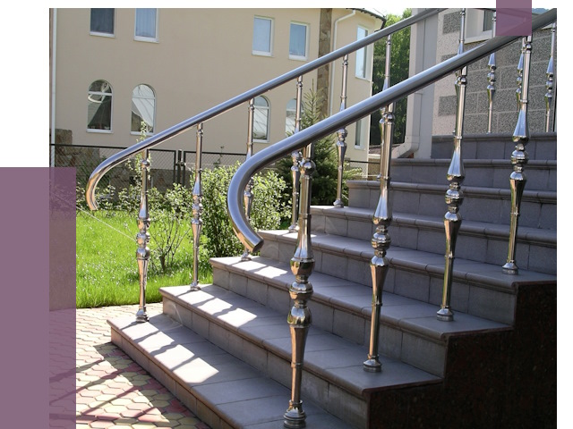 Перила для крыльца в Великом Новгороде от 10742 руб. — монтаж ПРОЛЁТ-Влк