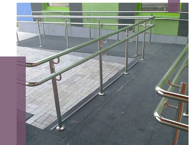 Ограждения пандусов в Великом Новгороде от 4348 руб. монтаж | ПРОЛЁТ-Влк