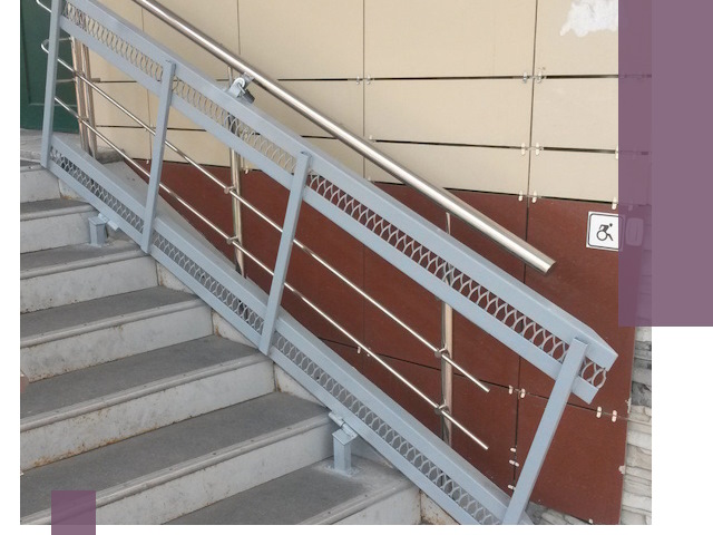 Изготовление откидных пандусов под ключ в Великом Новгороде