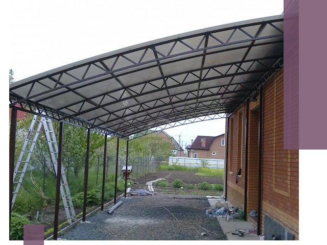 Профессиональный монтаж навесов под ключ в Великом Новгороде