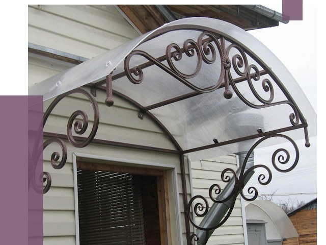 Изготовление козырьков в Великом Новгороде от 7366 руб. — заказать | ПРОЛЁТ-Влк