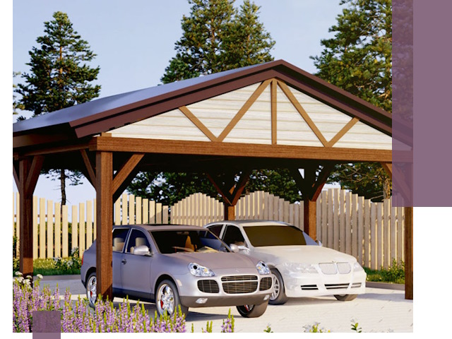 Навесы для автомобиля в Великом Новгороде — изготовление и монтаж