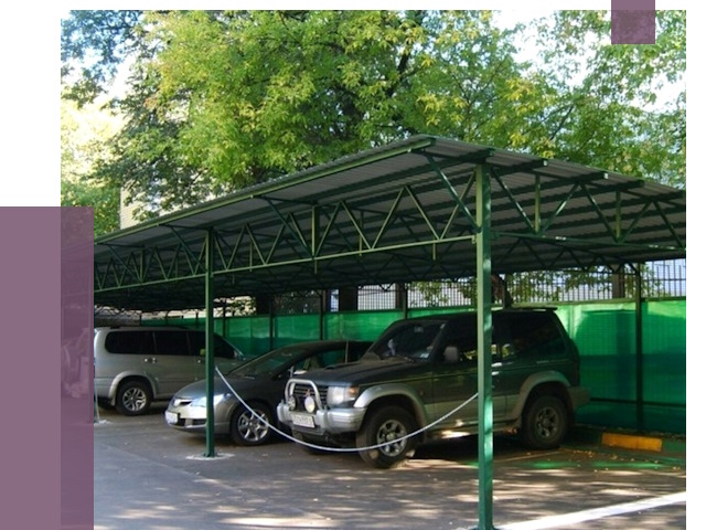 Навесы для парковки в Великом Новгороде от 80306 руб. заказать | ПРОЛЁТ-Влк