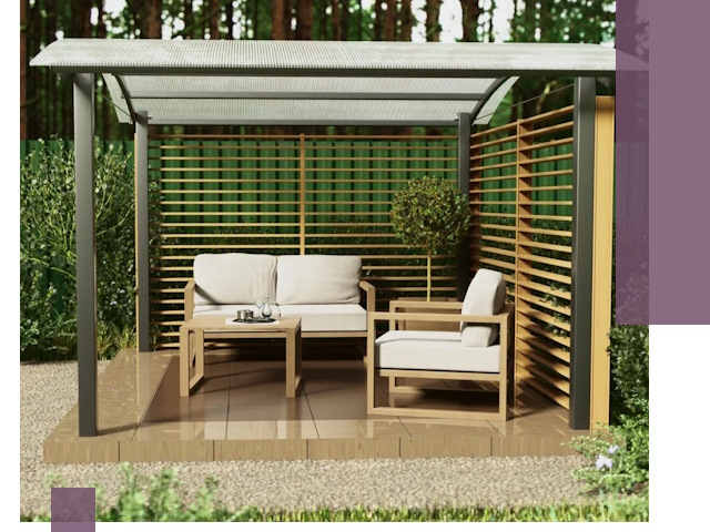 Навесы для дачи в Великом Новгороде: изготовление, монтаж и демонтаж