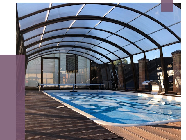 Навесы для бассейна в Великом Новгороде от 16777 руб. под ключ | ПРОЛЁТ-Влк