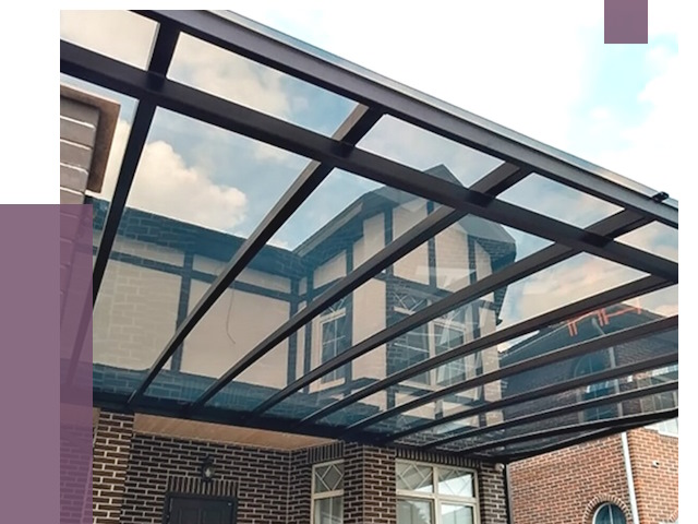 Навесы из поликарбоната в Великом Новгороде от 8614 руб. под ключ — ПРОЛЁТ-Влк