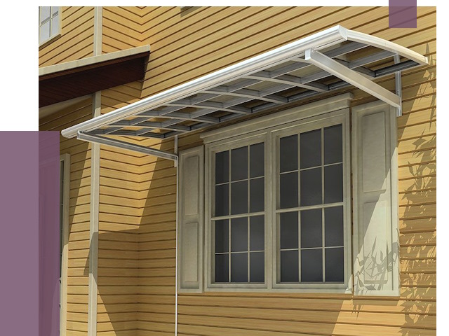 Козырьки над окнами в Великом Новгороде от 7621 руб. — монтаж, покупки | ПРОЛЁТ-Влк