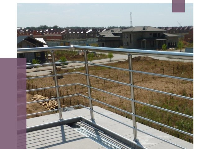 Парапеты из нержавеющей стали в Великом Новгороде от 7979 руб. за м² | ПРОЛЁТ-Влк