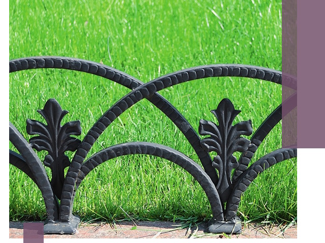 Декоративные металлические бордюры под ключ в Великом Новгороде