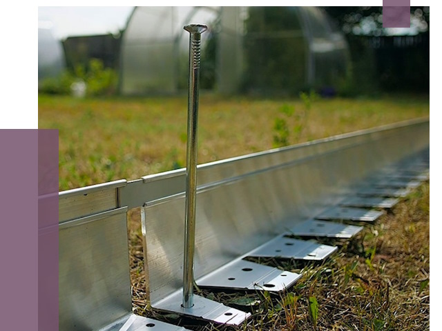 Металлические бордюры для газона в Великом Новгороде от 4297 руб. | ПРОЛЁТ-Влк