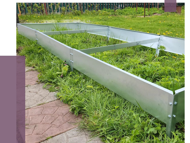 Металлические бордюры для грядок в Великом Новгороде от 1790 руб. 