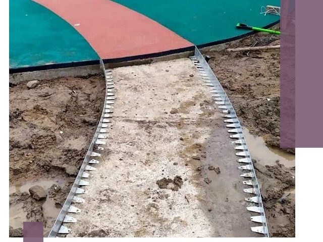 Металлические бордюры для дорожек в Великом Новгороде — монтаж и изготовление