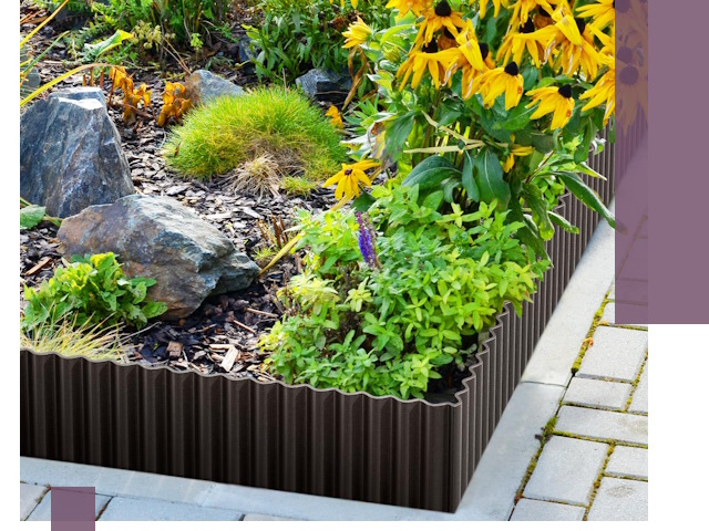 Металлические бордюры для клумб в Великом Новгороде — производство и монтаж