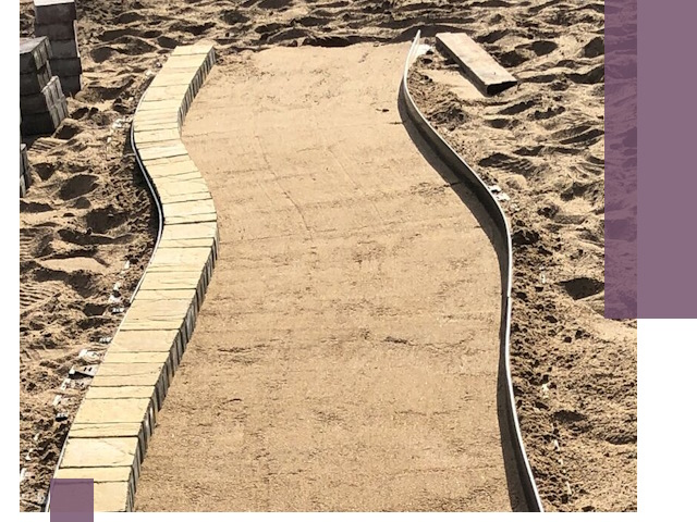 Металлические бордюры для тротуаров в Великом Новгороде — прочные и долговечные