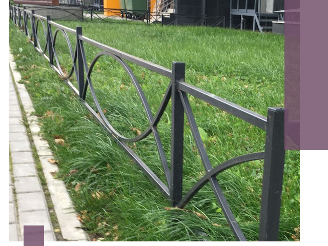 Газонные ограждения из металла в Великом Новгороде — монтаж и продажа