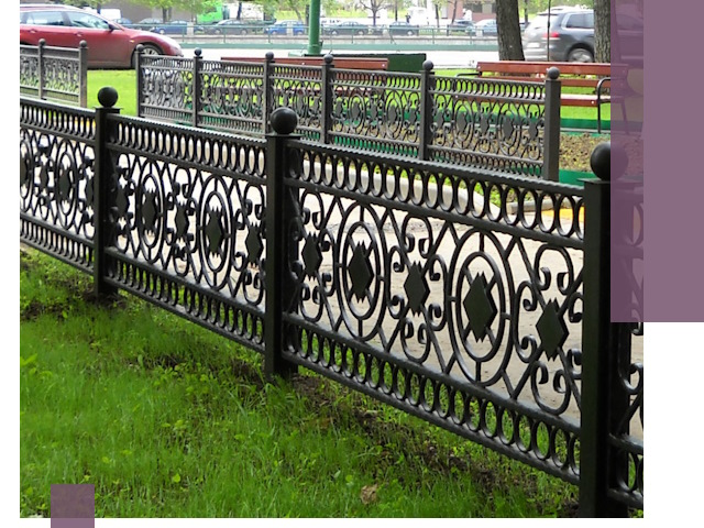 Секционные газонные ограждения под ключ в Великом Новгороде