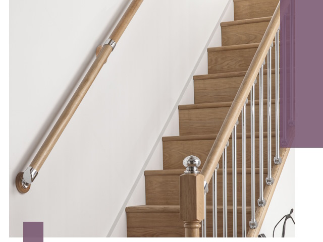 Пристенные поручни из стали и нержавейки под монтаж в Великом Новгороде